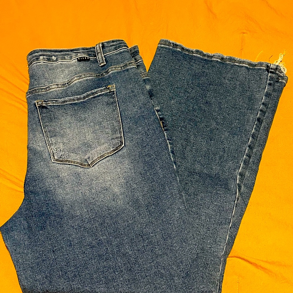 Risen Wide Leg Jeans